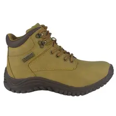 FUNWAY - Botin Mujer Camel Casual Snow-5