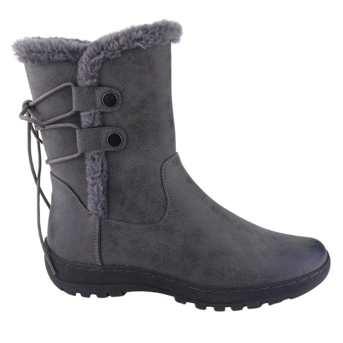 CHALADA - Botin Mujer Gris Casual Chalada Qual-3