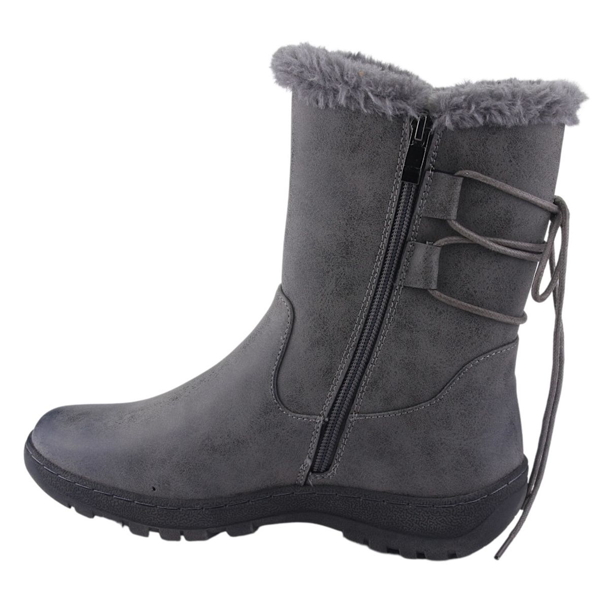 CHALADA - Botin Mujer Gris Casual Chalada Qual-3