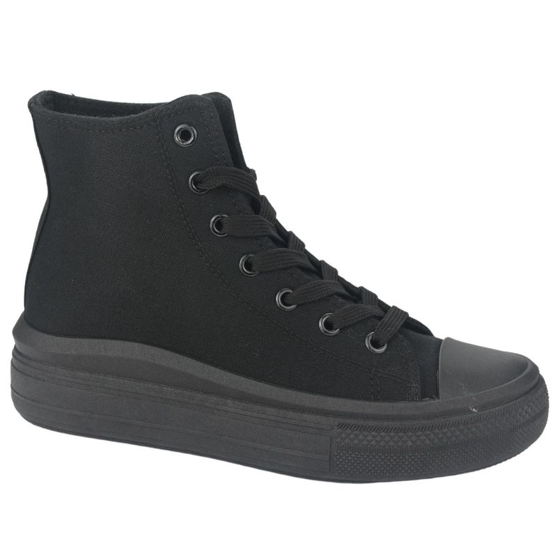 CHALADA - Zapatillas Mujer Negro Plataforma Chalada Clu-2