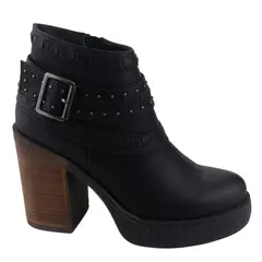 CHALADA - Botin Mujer Negro Casual Ella-10