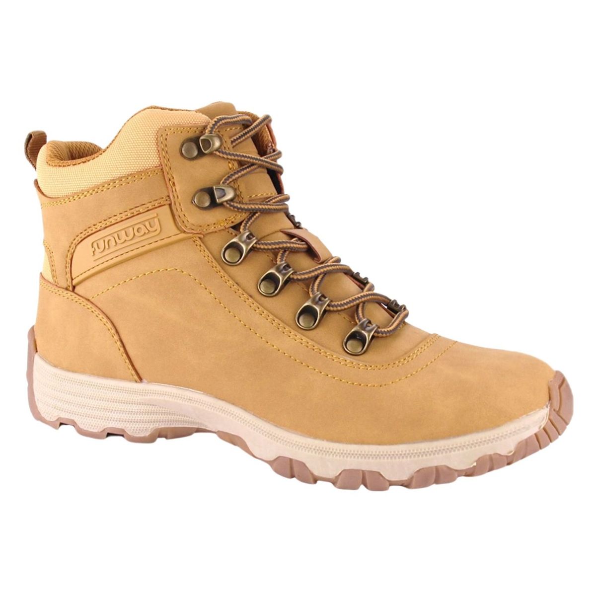 FUNWAY - Botin Mujer Camel Casual Funway Opra-1