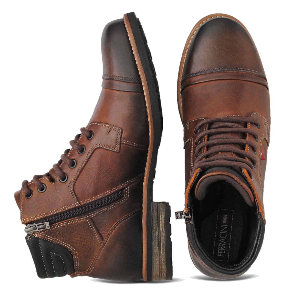 FERRACINI - Botin Hombre Café Casual Ferracini 9882