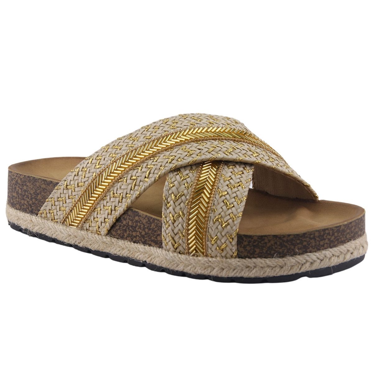 CHALADA - Sandalia Mujer Beige Plataforma Chalada Lila-10