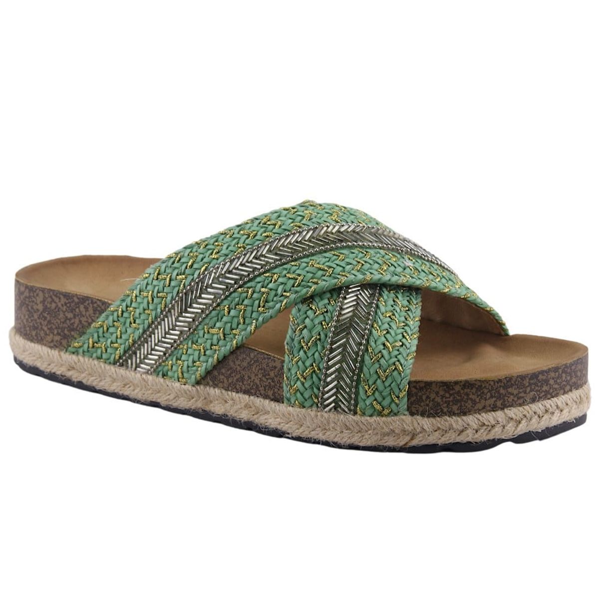 CHALADA - Sandalia Mujer Menta Plataforma Chalada Lila-10