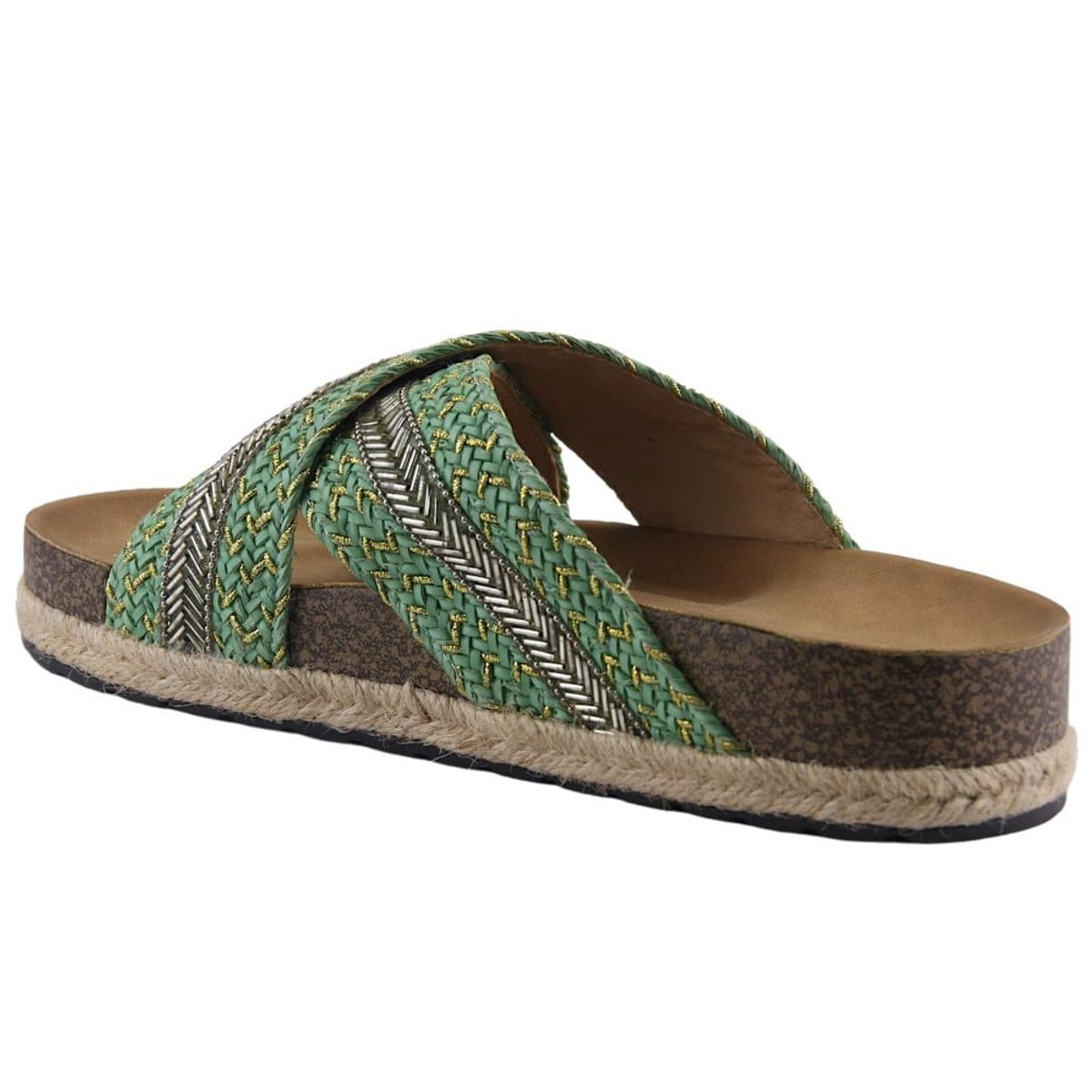 CHALADA - Sandalia Mujer Menta Plataforma Chalada Lila-10