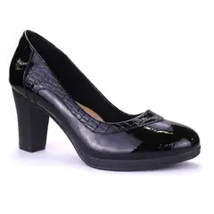 CHALADA - Zapato Mujer Negro Formal Dilly-12