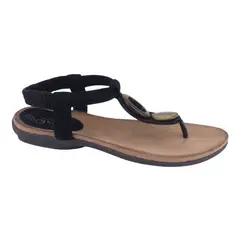 CHALADA - Sandalia Mujer Negro Moda Anatomic70