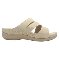 Sandalia Mujer Beige Casual Kon-10