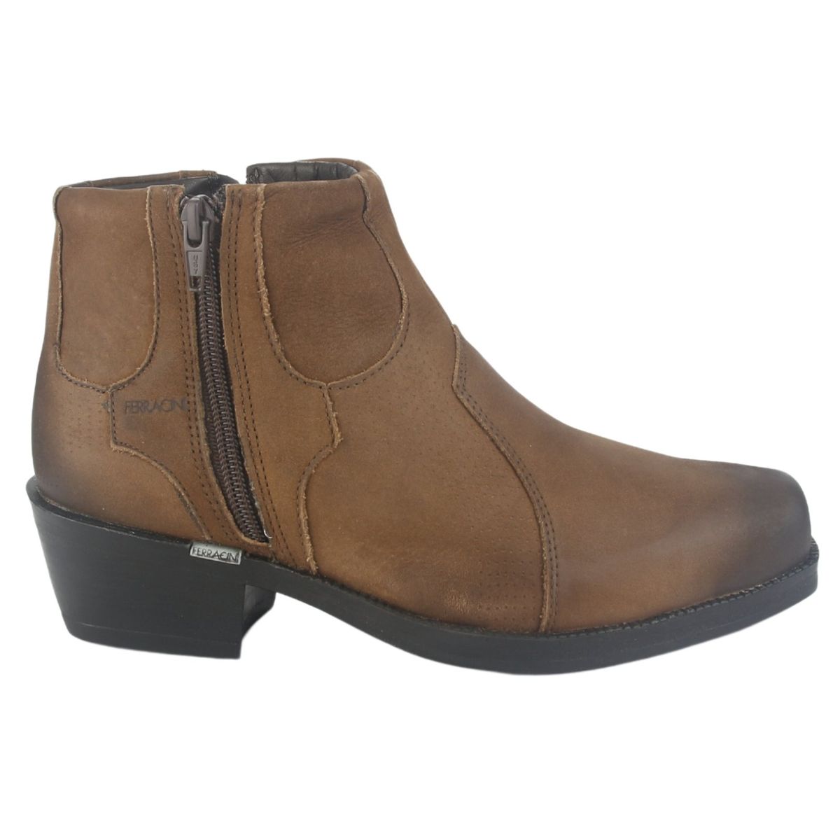 FERRACINI - Botin Hombre Café Claro Casual Ferracini 9015