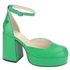 CHALADA - Zapato Mujer Verde Plataforma Dream-1