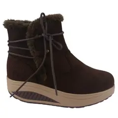 FUNWAY - Botin Mujer Café Casual Tija-17