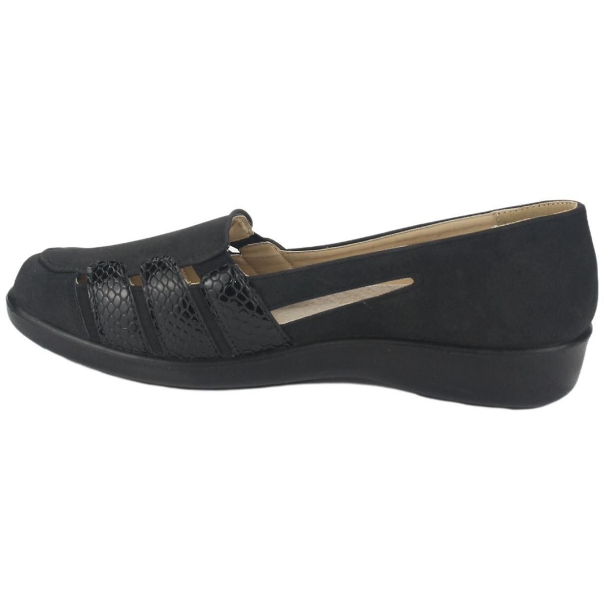 CHALADA - Zapato Mujer Negro Comfort Chalada Deco-2