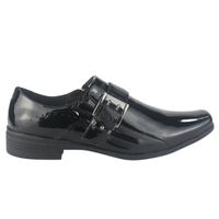 Zapato Hombre Negro Charol Casual 4373