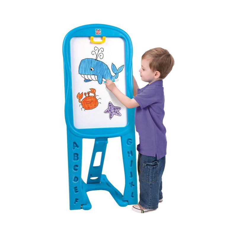 FISHER PRICE - Pizarra Infantil Doble Cara con Soporte 49x48x98Cm Grow´n Up