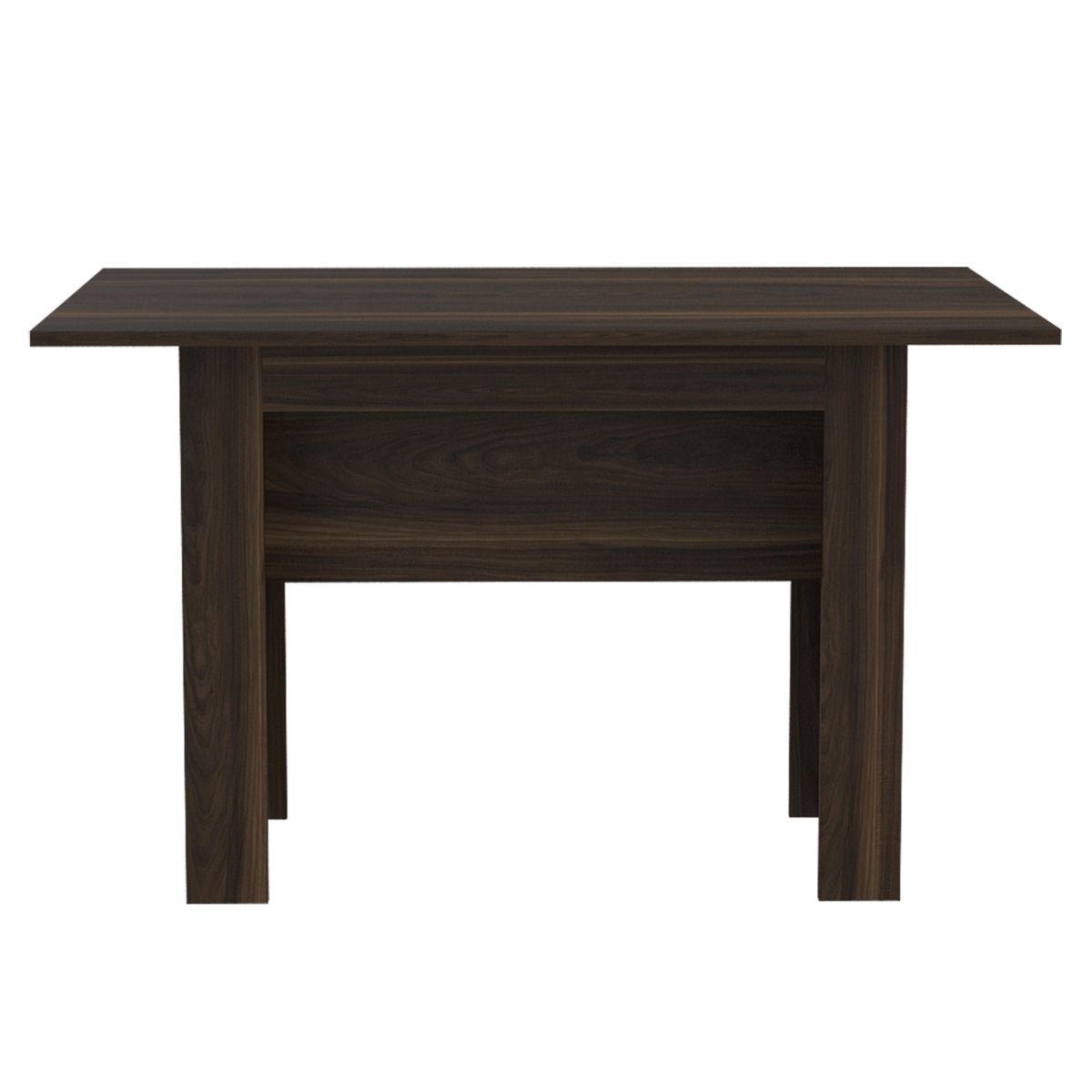 FMFURNITURE - Mesa De Comedor Café Oscuro 73.9x120x85 cm
