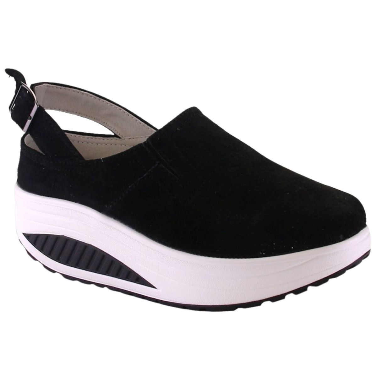 FUNWAY - Zapato Mujer Negro Plataforma Funway Tija-9