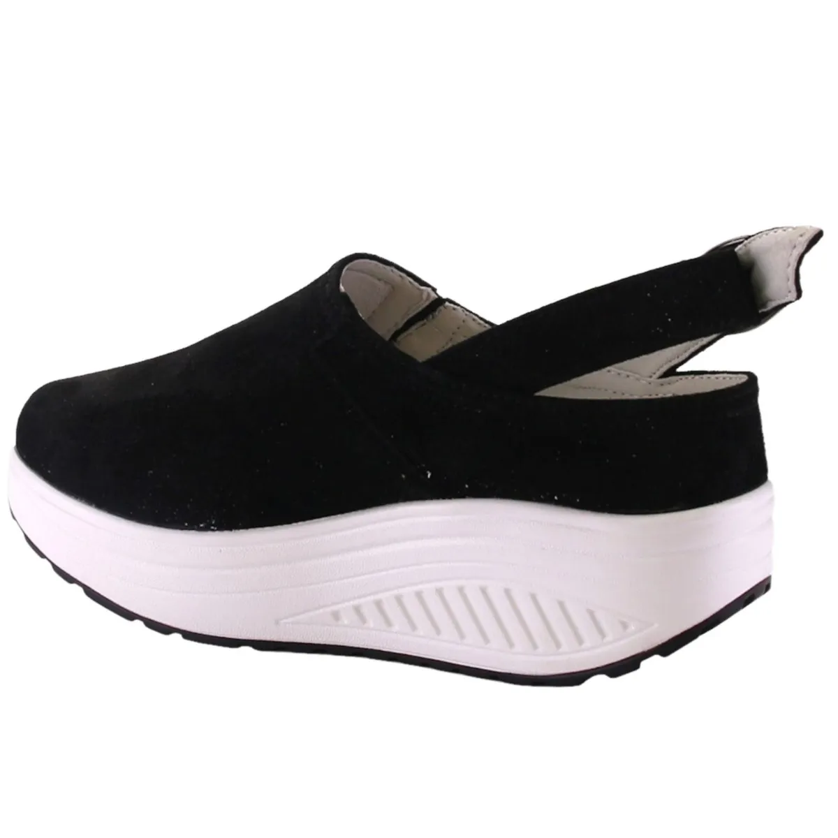 FUNWAY - Zapato Mujer Negro Plataforma Funway Tija-9