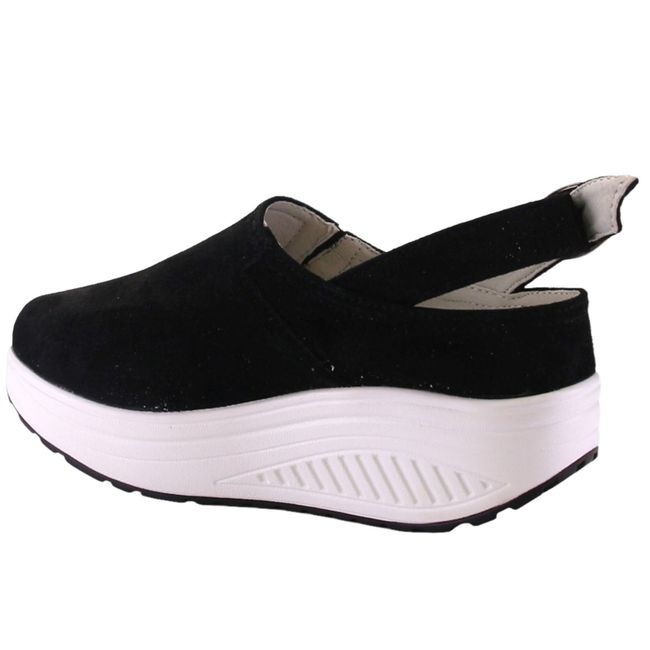 FUNWAY - Zapato Mujer Negro Plataforma Funway Tija-9