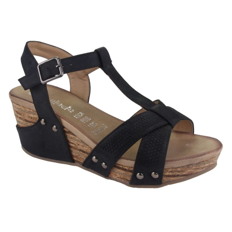 CHALADA - Sandalia Mujer Negro Plataforma Chalada Pasco-22