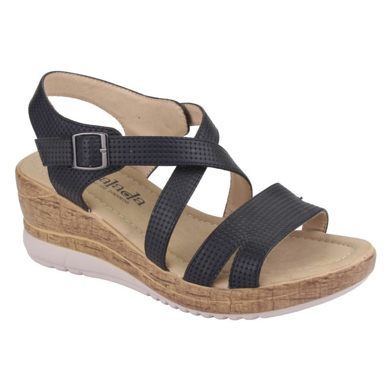 CHALADA - Sandalia Mujer Negro Moda Chalada Accu-2
