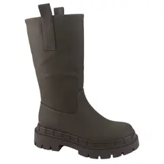 CHALADA - Bota Mujer Verde Moda Gummy-1