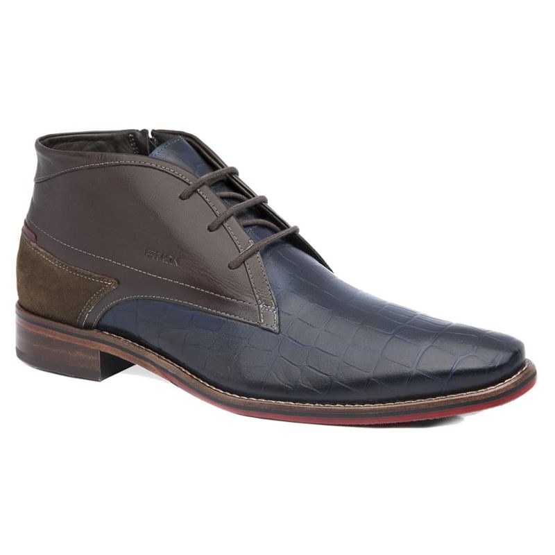 FERRACINI - Botin Hombre Azul Casual Ferracini 5678