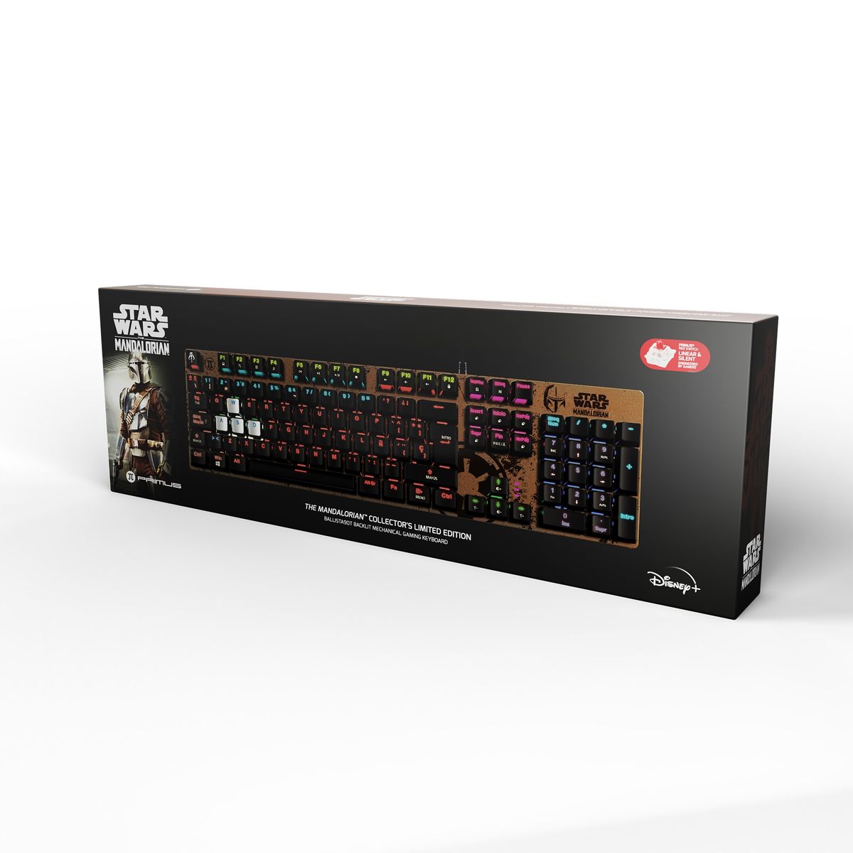 PRIMUS GAMING - Teclado Primus Gaming Mandalorian Mecánico Switch Primus Red Negro