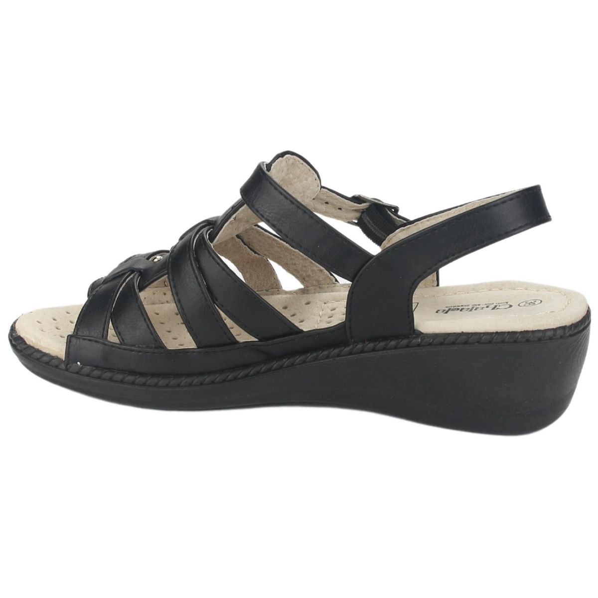 CHALADA - Sandalia Mujer Negro Comfort Chalada Lupe-2
