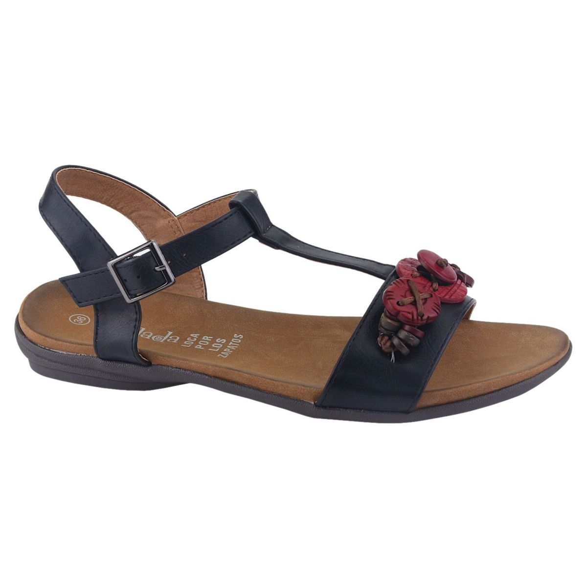 CHALADA - Sandalia Mujer Negro Moda Chalada Anatomic74