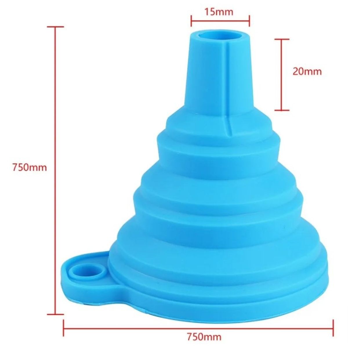 UNIVERSAL - Embudo de Silicona Plegable