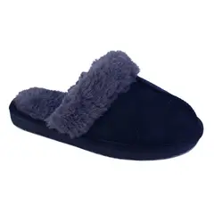 CHALADA - Pantufla Mujer Negro Comfort Slipper-2