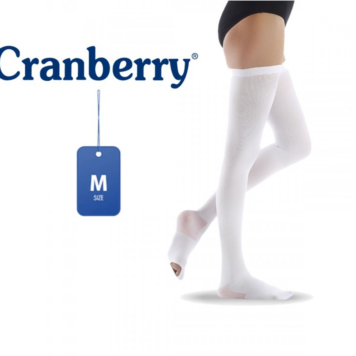 CRANBERRY - Medias Antiembólicas de Compresión Graduada Cranberry Talla M