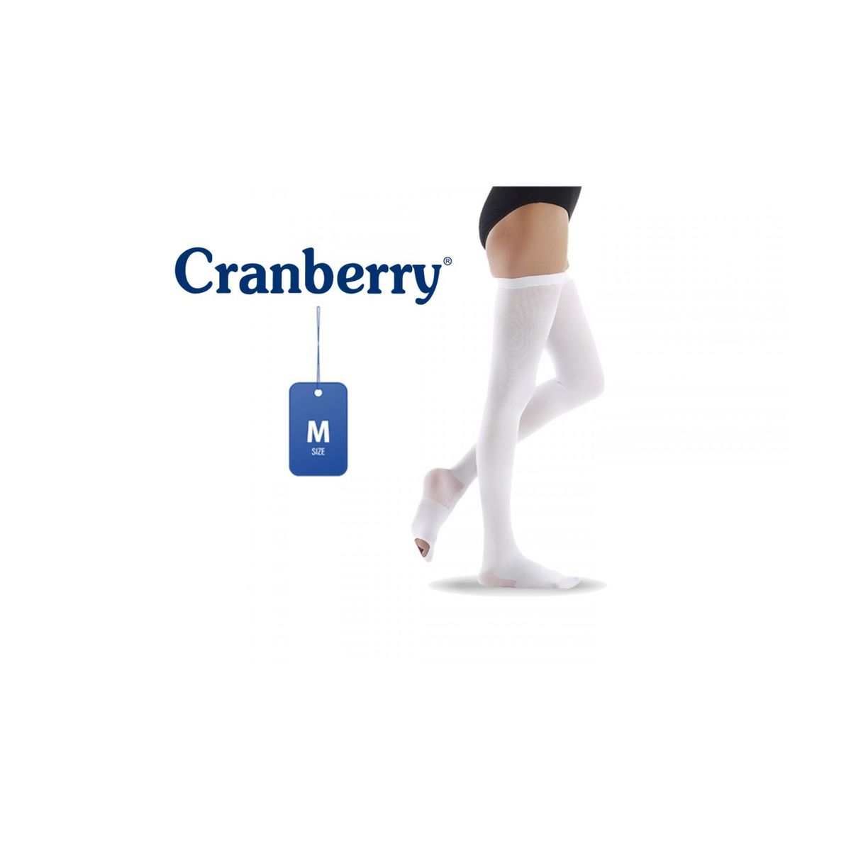 CRANBERRY - Medias Antiembólicas de Compresión Graduada Cranberry Talla M