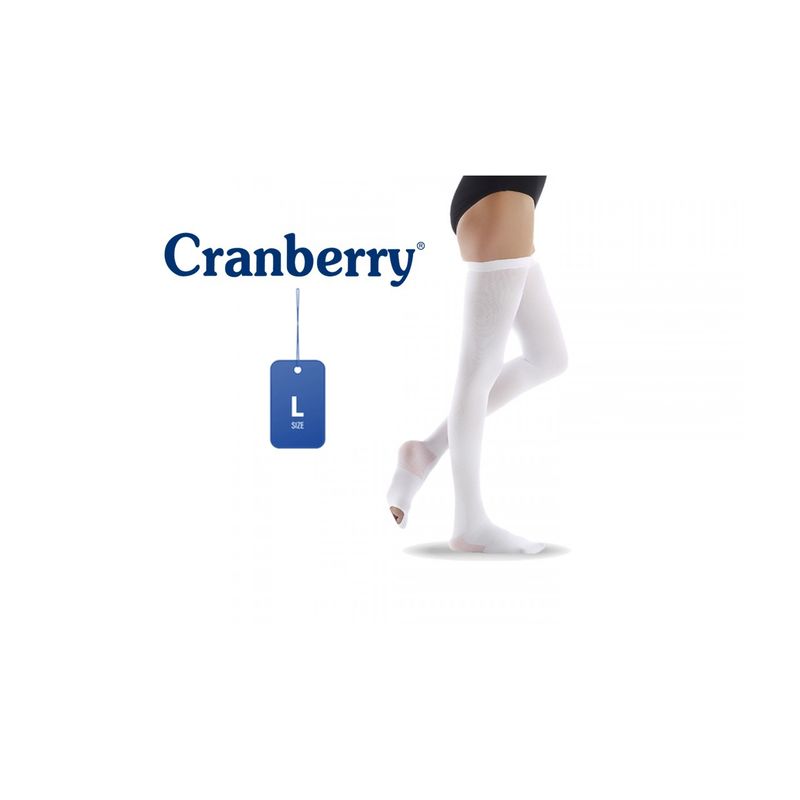 CRANBERRY - Medias Antiembólicas de Compresión Graduada Cranberry Talla L