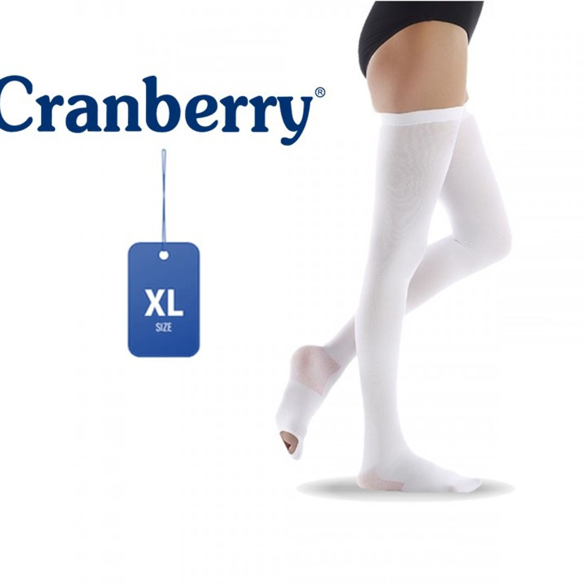 CRANBERRY - Medias Antiembólicas de Compresión Graduada Cranberry Talla XL