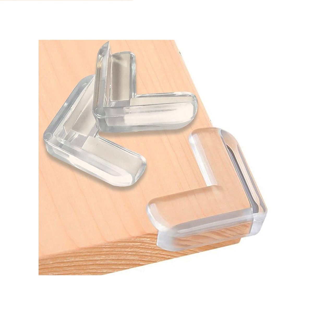 UNIVERSAL - Esquineros Protectores de Muebles Transparentes