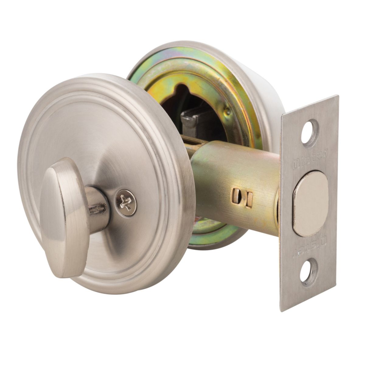 OISTER - Cerrojo Tubular Oister 103 Llave-Seguro - Plata