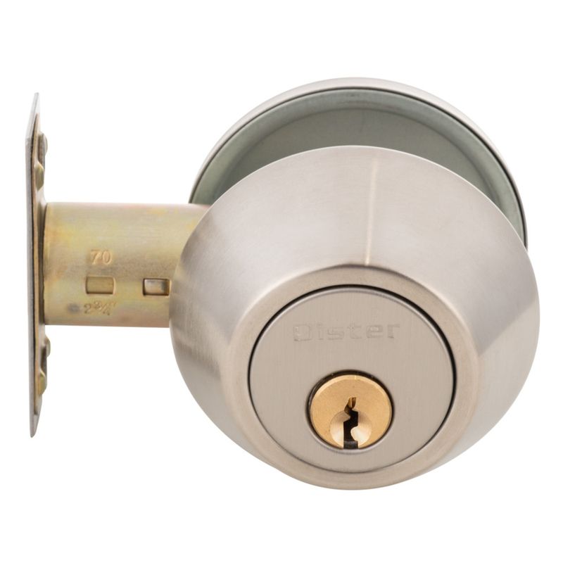 OISTER - Cerrojo Tubular Oister 103 Llave-Seguro - Plata