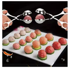 UNIVERSAL - TIJERAS PARA HACER ALBÓNDIGAS BOLAS DE FRUTA O HELADO
