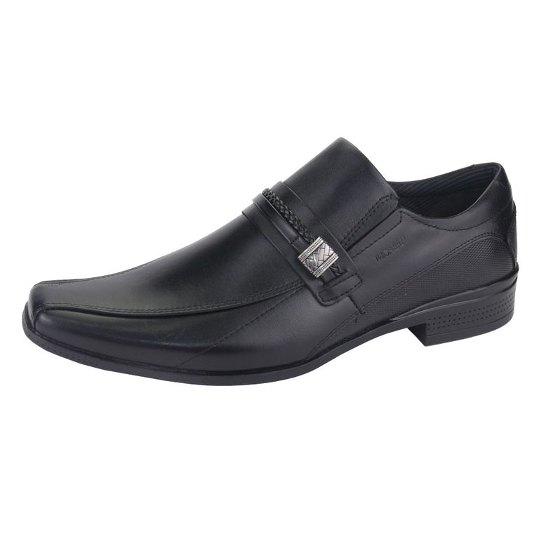 Zapato Hombre Cuero Negro 4383