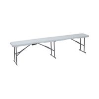 Banca Plegable 180 Cms Blanca