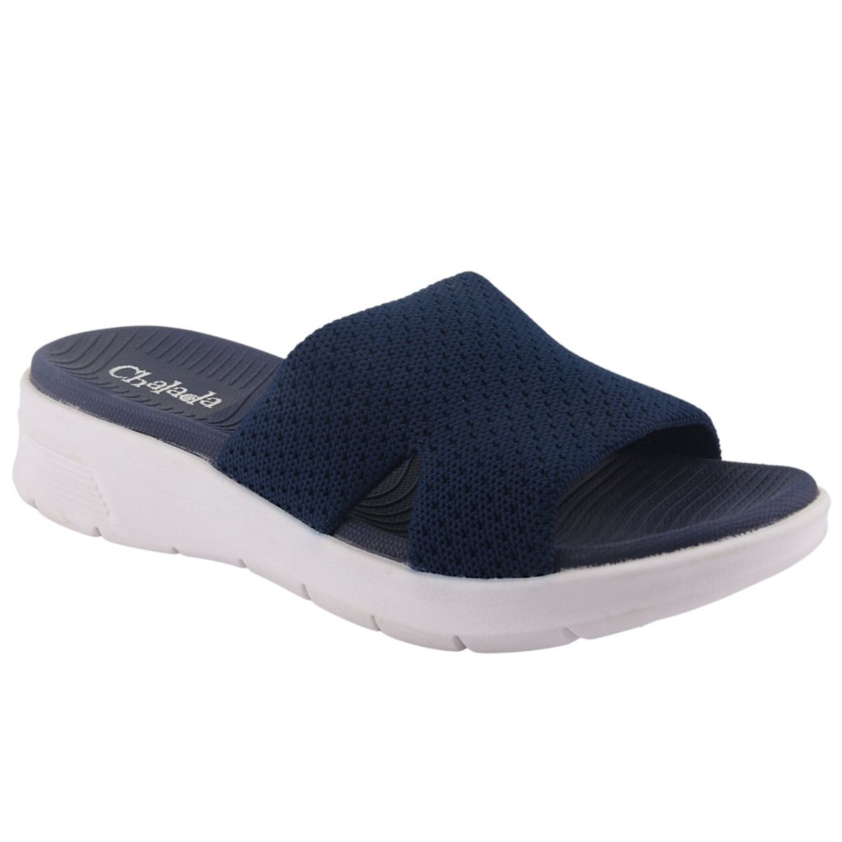 CHALADA - Sandalia Mujer Azul Marino Plataforma Chalada Nazca-20