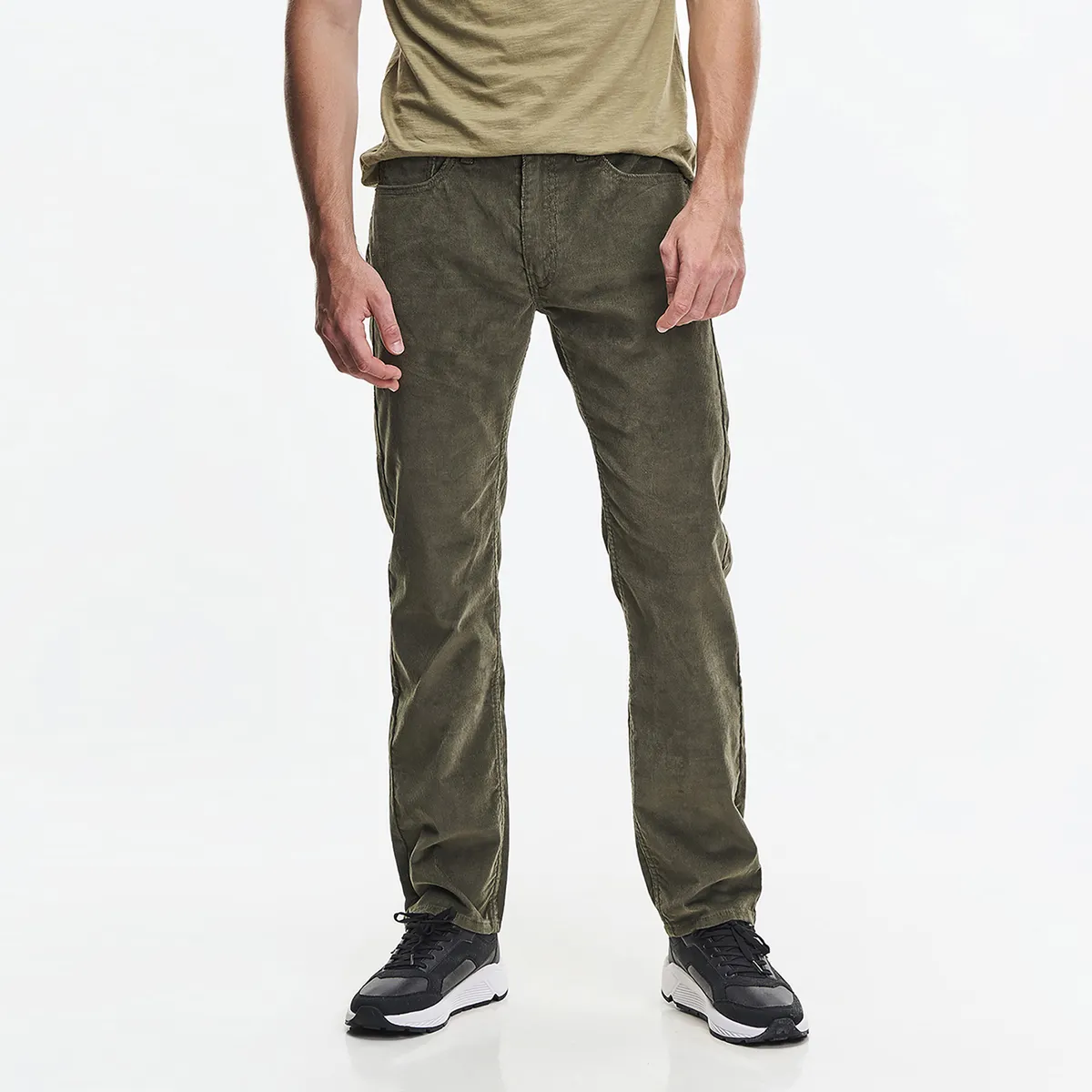 LEVIS - Jeans Cotelé Hombre 505 Verde Levis