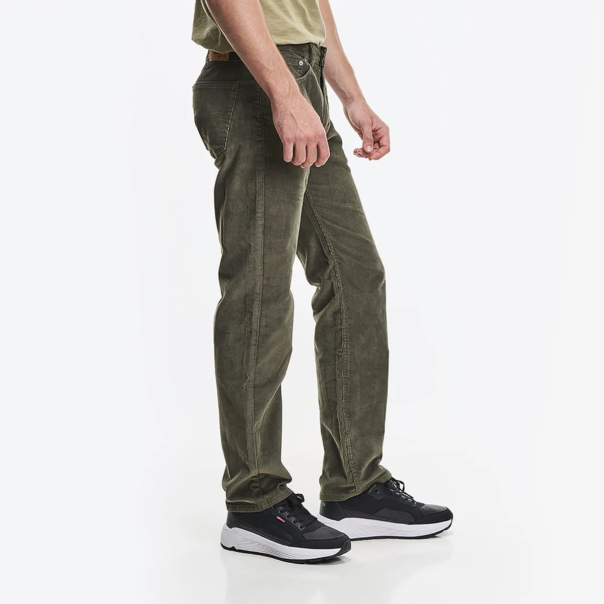 LEVIS - Jeans Cotelé Hombre 505 Verde Levis
