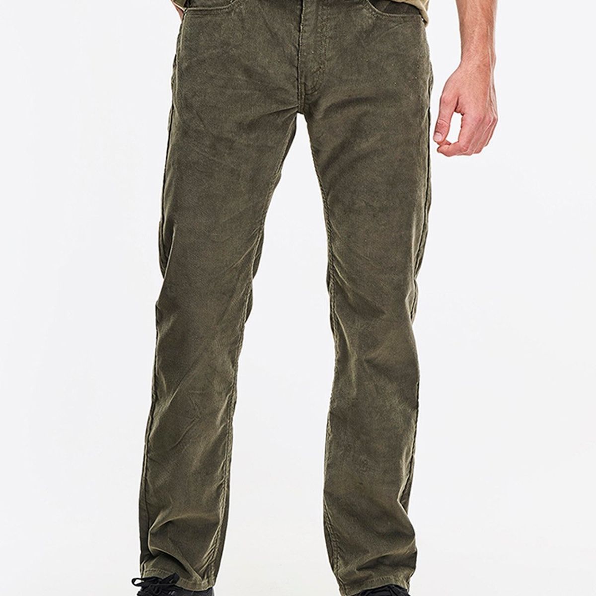 LEVIS - Jeans Cotelé Hombre 505 Verde Levis