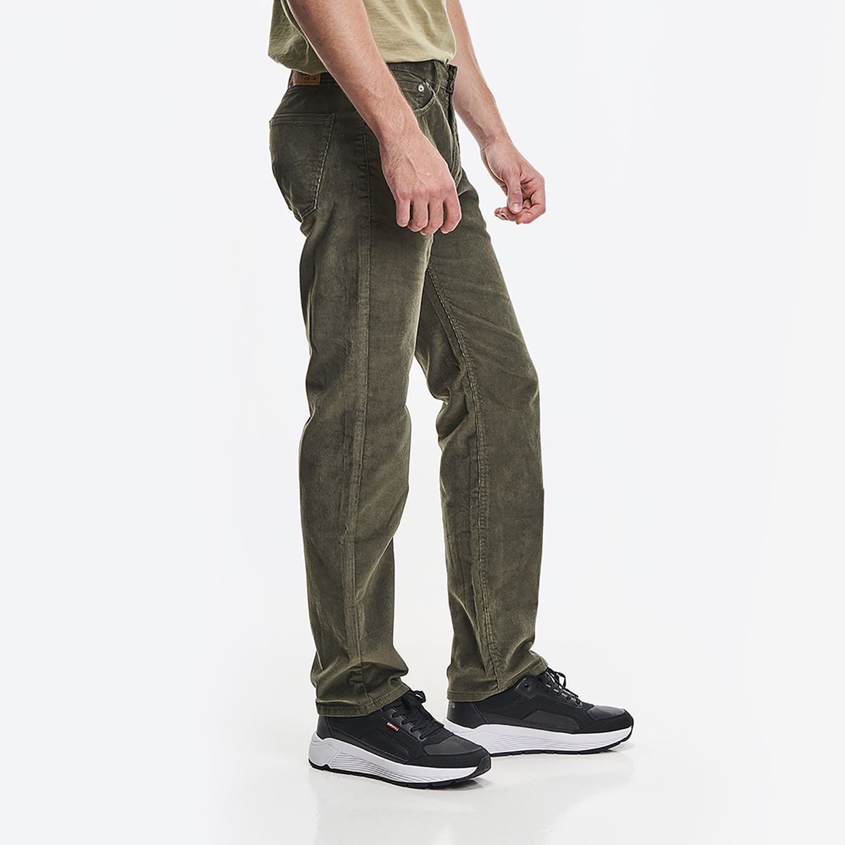 LEVIS - Jeans Cotelé Hombre 505 Verde Levis