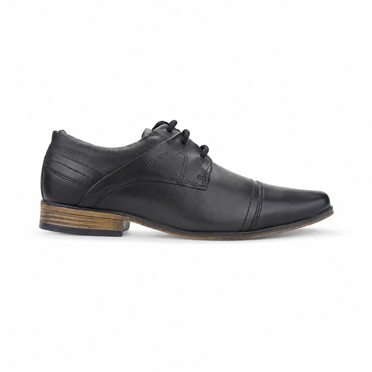 Zapato Hombre 6065 Derby Negro Matte Casual Negro 38