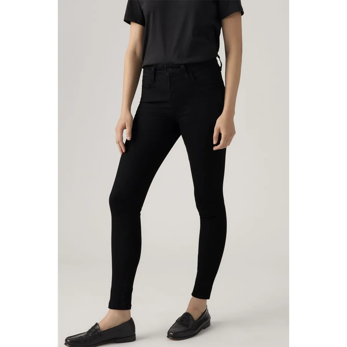 LEVIS - Jeans Mujer 720 HighRise Super Skinny Negro Levis