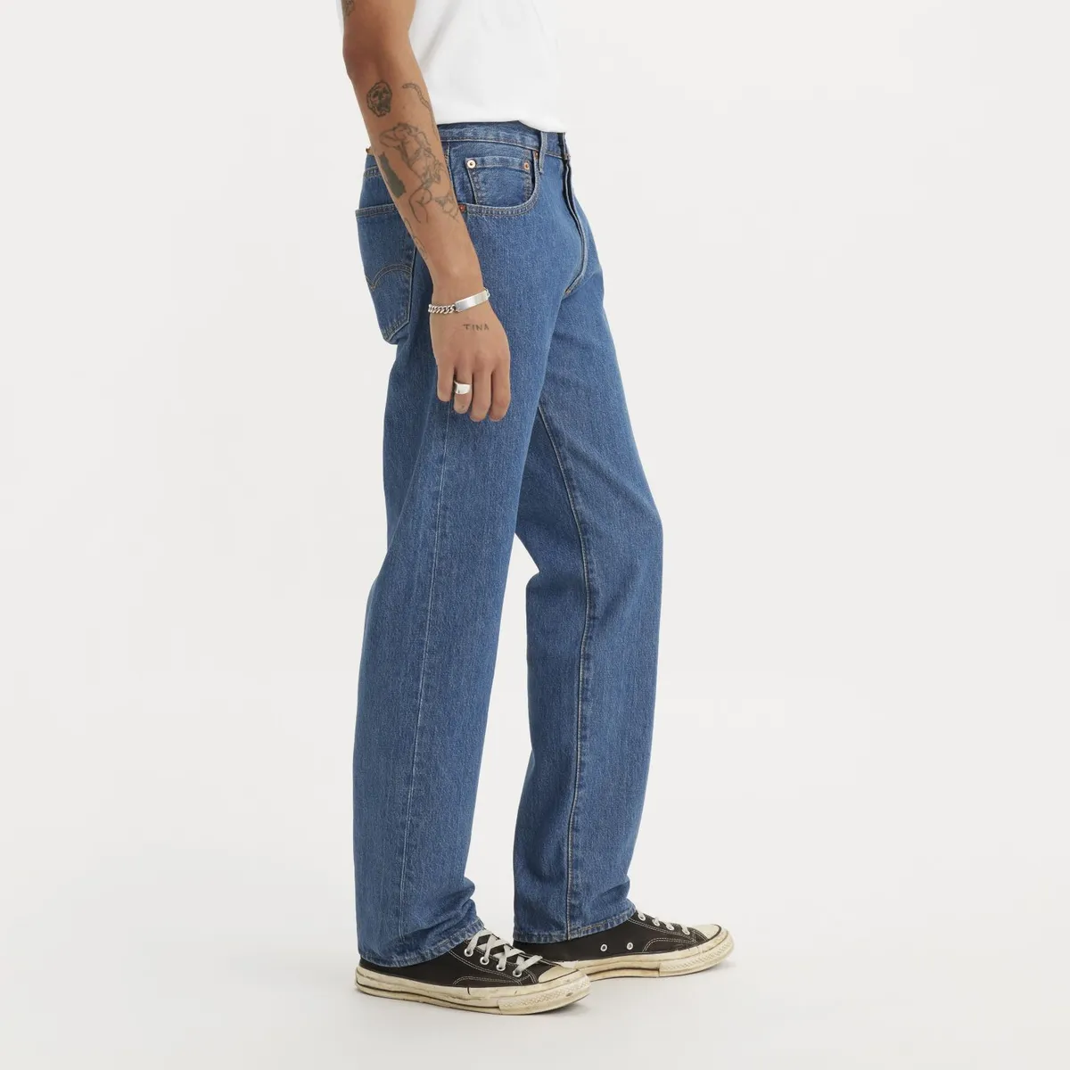 LEVIS - Jeans Hombre 501 Original Fit Azul Medio Levis